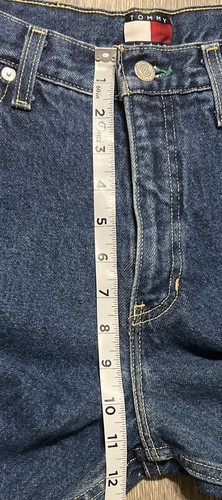 Tommy Hilfiger Vintage Dark Wash High Rise Mom Blue Jeans Size 7/32, Made In USA - 第 7/11 張圖片