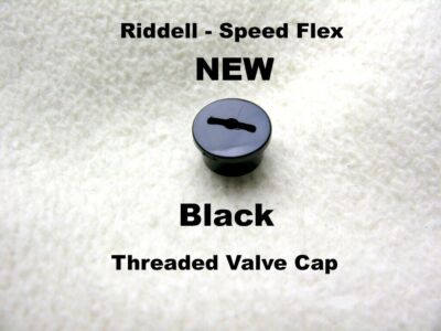 NEW OEM Black Riddell Speed Flex Helmet Threaded Valve Cap Retainer Cover