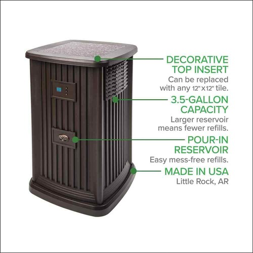 Designer Series 3.5 Gal. Evaporative Humidifier for 2,400 sq. ft. - Picture 2 of 8