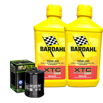 Set Service Bardahl Öl XTC 10W40 Für Polaris 800 Ranger Rzr Eps Le � 2012>2013