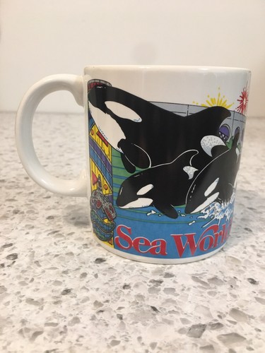 Taza de café vintage 1988 Sea World I Love abuela - Imagen 3 de 8