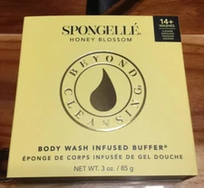 Spongelle HONEY BLOSSOM Infused Shower Body Wash Buffer Sponge 3oz💥