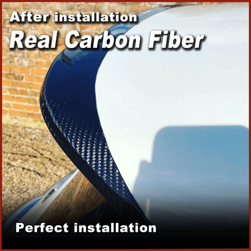 Carbon Heckspoiler Spoiler Heck Lippe Flügel Für FIAT 500 Abarth 595 2010-2020 - Picture 7 of 13