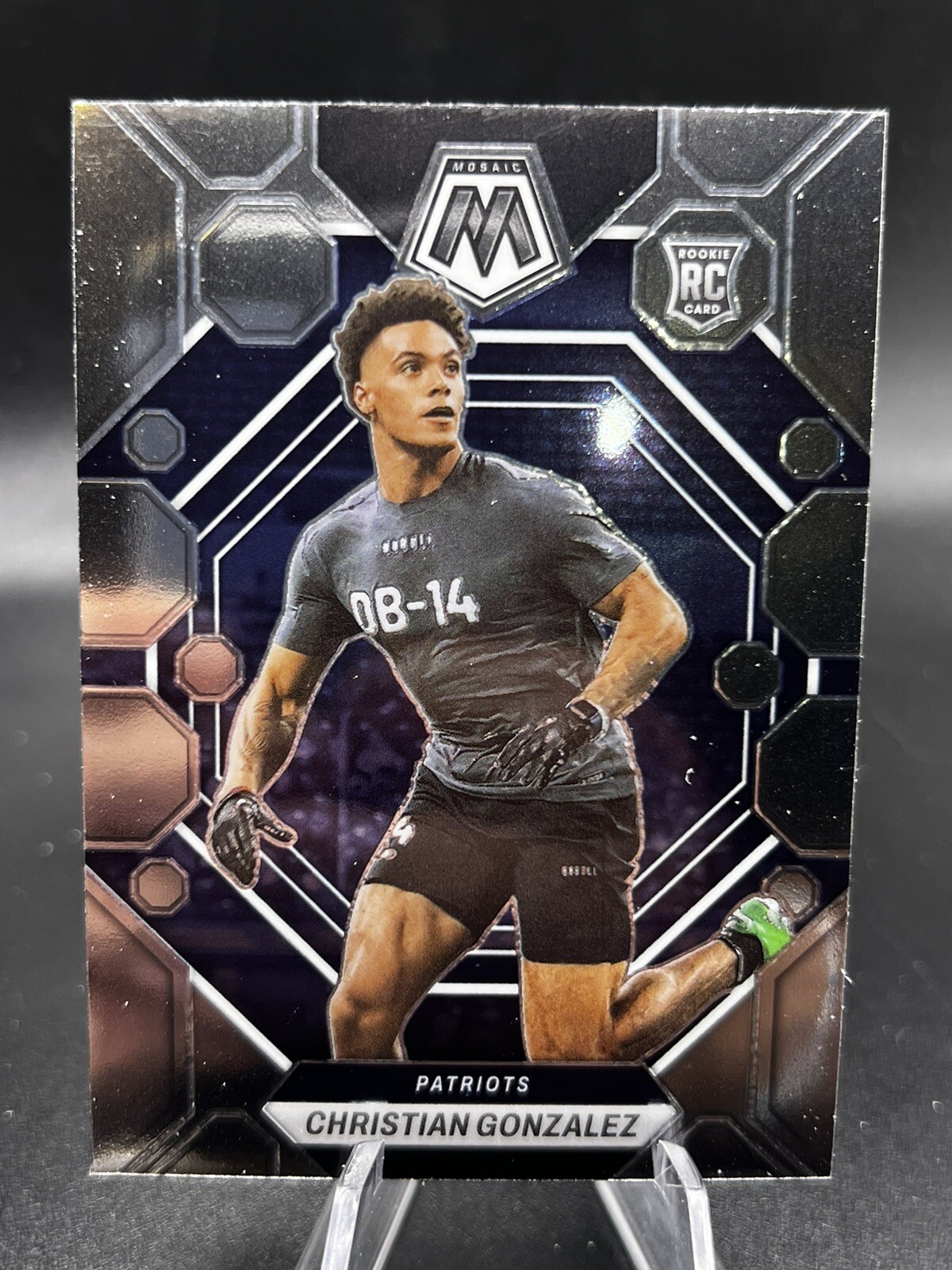 2023 CHRISTIAN GONZALEZ Mosaic ROOKIE RC New England Patriots #300