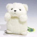 Forest Friends Mini Bear White Stuffed Animal Cute 85209 TAKENOKO Polyester 12cm