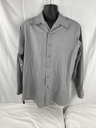 Chemise IZOD Garçon 14R Manches Longues Grise Avec Cravate - Très Bon état