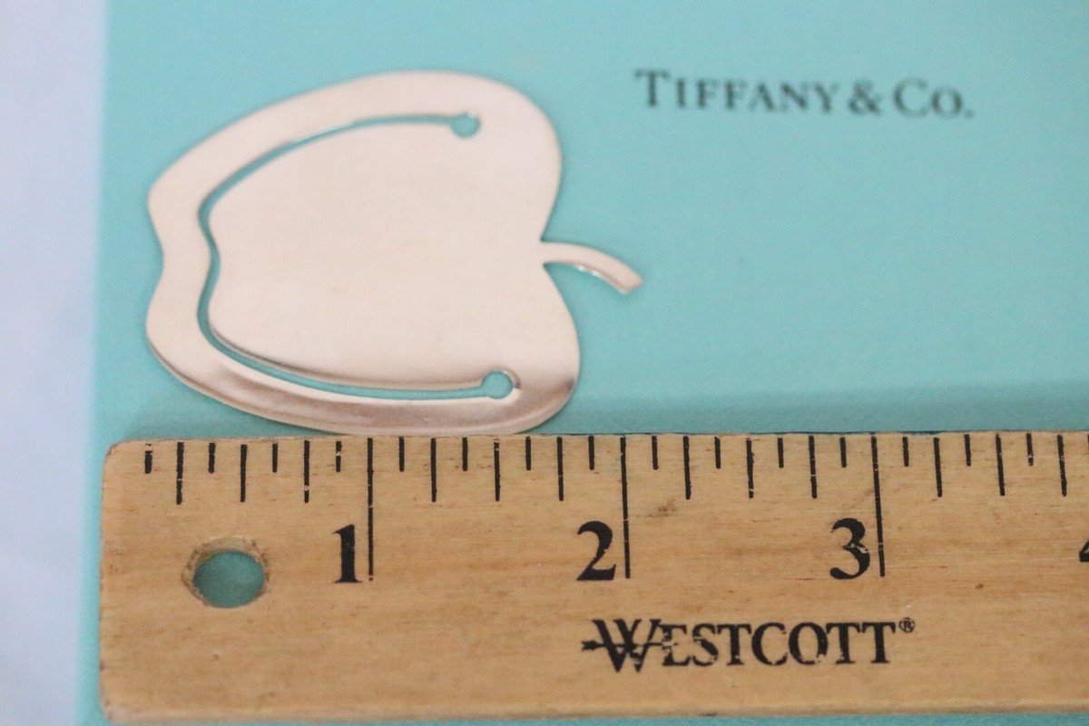 TIFFANY&Co. アップル ブックマーク その他小物 Tiffany & Co. Sterling Silver Apple Bookmark | eBay