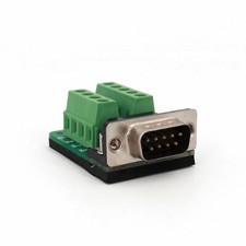 DB9 D-SUB Male 9 Pins Breakout Terminals Plug Connectors Adapter Signal Module