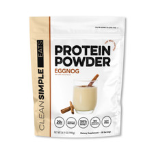 Clean Simple Eats Whey Protein Powder EGGNOG Flavor 34.9 oz [ 50%OFF} 13.29 per gallon