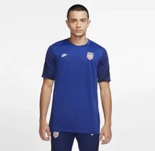 NIKE USMNT 2020-21 USA Soccer Jersey Breathe Strike Top Blue Sz XS Men’s