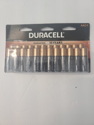 NEW Duracell AA-CTx24   CopperTop 1.5 V  AA Alkaline Batteries 24 Pack