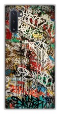 Coque en silicone imprimée compatible Samsung Galaxy Note 10 Graffiti 1