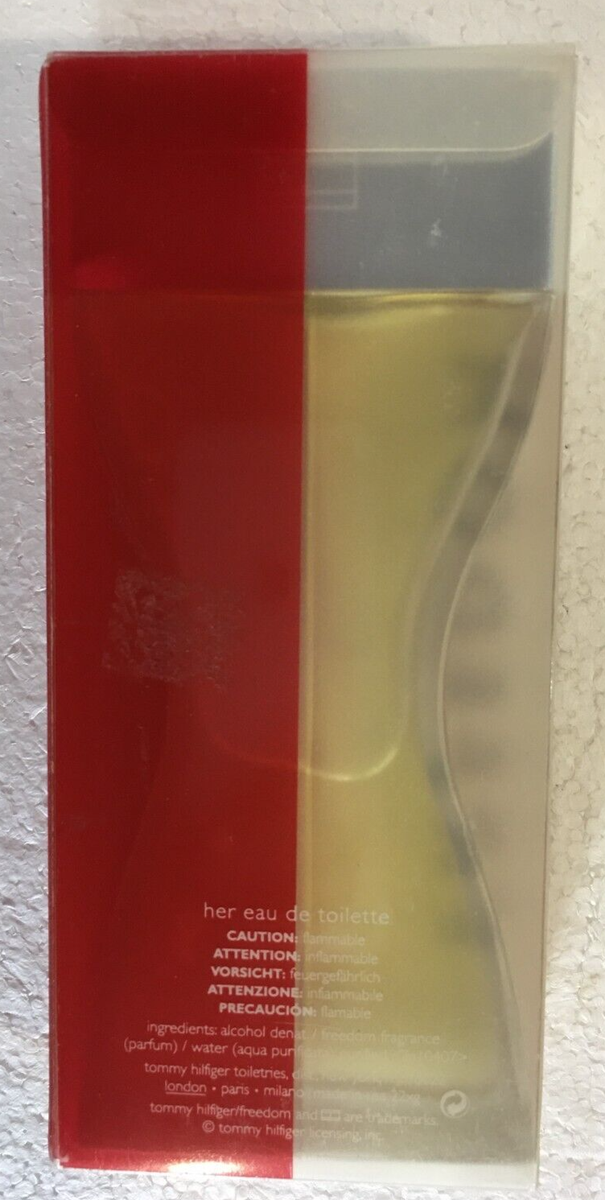 Freedom for Her Tommy Hilfiger Women Eau de Toilette 100ml ml New