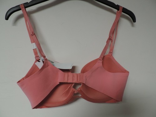 Calvin Klein Lingerie Naked Tailored Push-Up Bra Pink Size 34C DH001 HH 06 - Picture 2 of 3