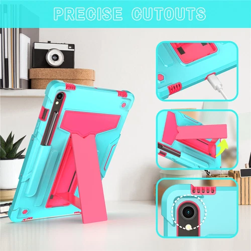 Heavy Duty Stand Case Rugged Cover For Samsung Galaxy Tab S10 FE /S10 FE+ Tablet - Picture 16 of 54