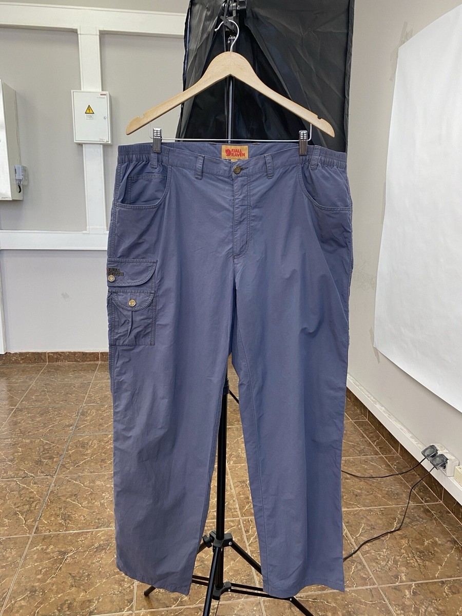 Vintage 90s Fjallraven nylon cargo trekking outdoor pants size L
