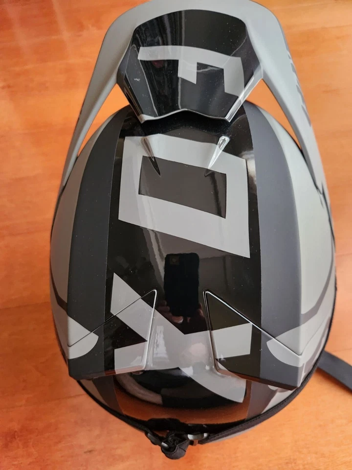 Novo Fox V3 Moth LE Capacete de Motocross Adulto Grande com nova lente transparente Óculos Fox - Imagem 2 de 4