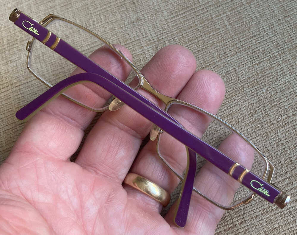 Cazal MOD 4031 C 727 Purple Green Brown Germany Eyeglasses Frame