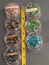 Mixed Gemstone Nugget Collection   Howlite, Amethyst, Citrine  More SR321 