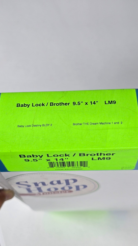 Snap Hoop monster Baby Lock/Brother LM9 Designs in Machine Embroidery 9.5"x14" - Picture 11 of 11