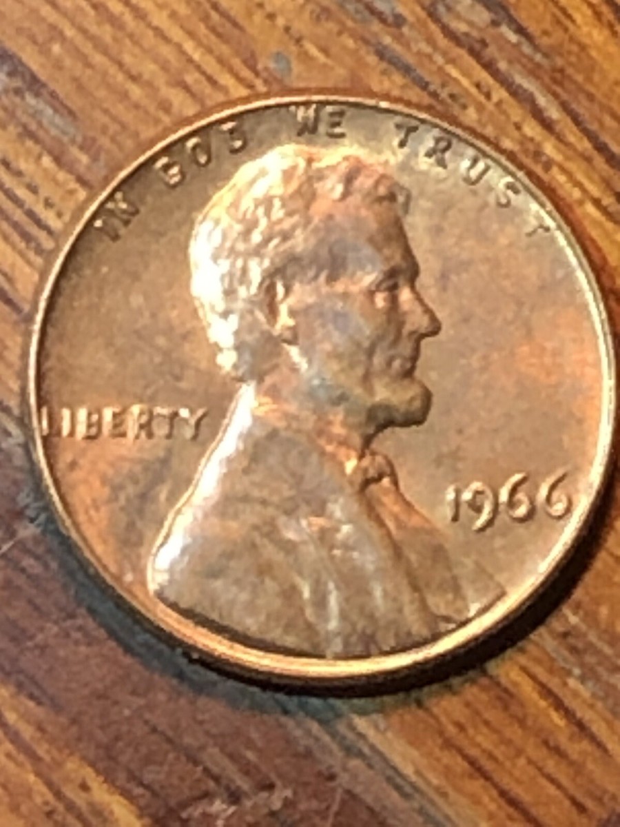 1966 Lincoln Penny No Mint Mark Possible DDO, Gradable