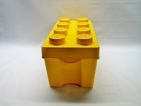 Lego EMPTY Storage Box # 10696 Classic Medium Creative Brick Box, 8-stud, yellow