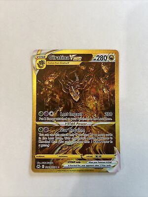 Pokémon TCG Giratina VStar GG69/GG70 Gold Alt Art - Crown Zenith