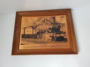 An Etchmaster Original 銅エッチング カレドニアン鉄道 Etchmaster