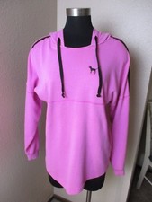 Victorias Secret Pink Hooded Sweatshirt Pink Black XSmall XS
