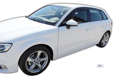 Estrattore Aria Set Di 2 Deflettori Aria HEKO Per Audi A3 Sportback 5 Porte (2004-2012) - Antiventro Neri, Facile Installazione Deflettori Aria Audi A3 - Foto 11