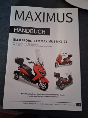 ROLEKTRO Trike Maximus MX3-25-V B-! - Bild 4 von 14