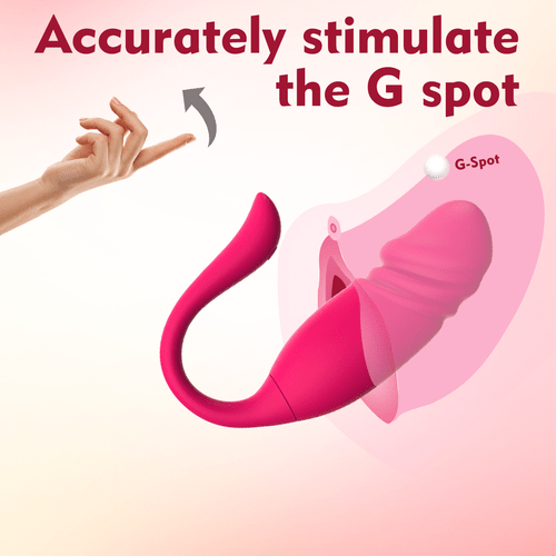 Wireless Remote Control Vibrating Thrusting Bullet Egg Vibrator Sex Toys Women - Picture 12 of 16
