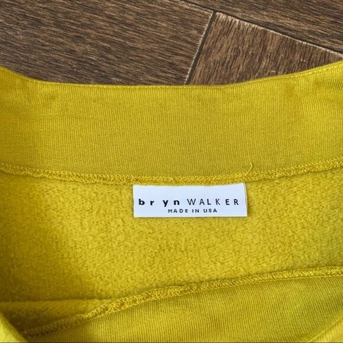 Suéter Bryn Walker XS Tejido Hombro Caído Top Kiwi Verde Cuadrado Calce Grande - Imagen 4 de 7