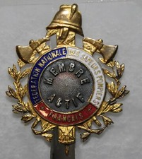 Pompiers - Fédération nationale sapeurs pompiers français DUSSEAUX vers1930
