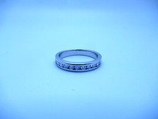 14Kt. White Gold Diamond Wedding Band