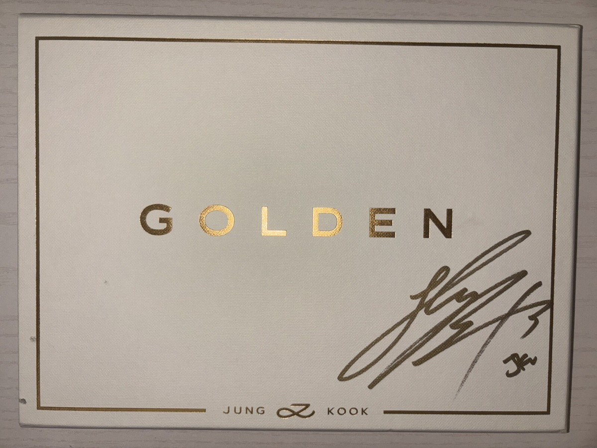 BTS JUNGKOOK GOLDEN  直筆サイン入りポスター BTS JUNGKOOK GOLDEN 直筆サイン入りポスター