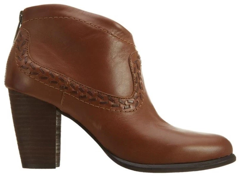 Stivaletti Charlotte UGG donna pelle marrone usati 1005656 con CHE taglia 7 con scatola