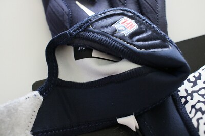 Nike NFL Superbad 5.0 Football Gloves Men's Medium College Navy