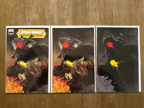 Star Wars High Republic 3 MAYHEW MARCHION RO Trade Virgin Shadow Variant Set