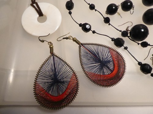 alle Fotos ansehen! Konvolut Schmuck Ketten Ohrringe Armband Anhänger filigran - Bild 3 von 23