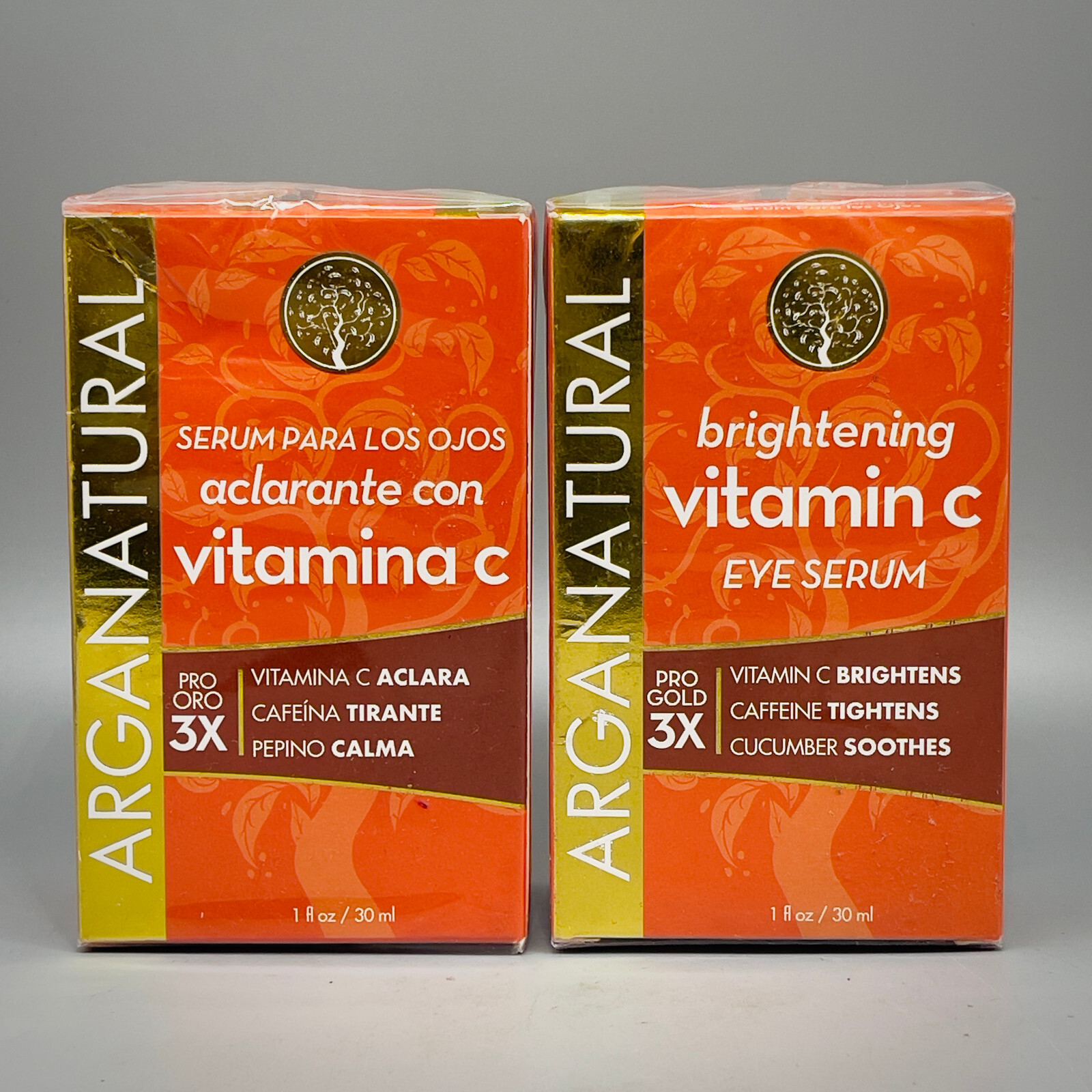 Arganatural Brightening Vitamin C Eye Lift Serum 1 oz 2 PACK Exp 1/25+ eBay
