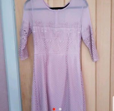 purple dress new look