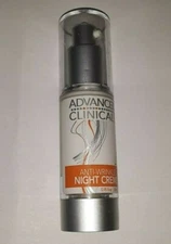 1 bottle ADVANCED CLINICALS ANTI WRINKLE NIGHT CREME unsealed