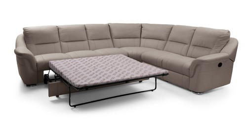 % ECHTLEDER MODULARES ECKSOFA SCHLAFSOFA SESSEL RELAXFUNKTION PREMIUM FARBEN ! - Bild 18 von 26