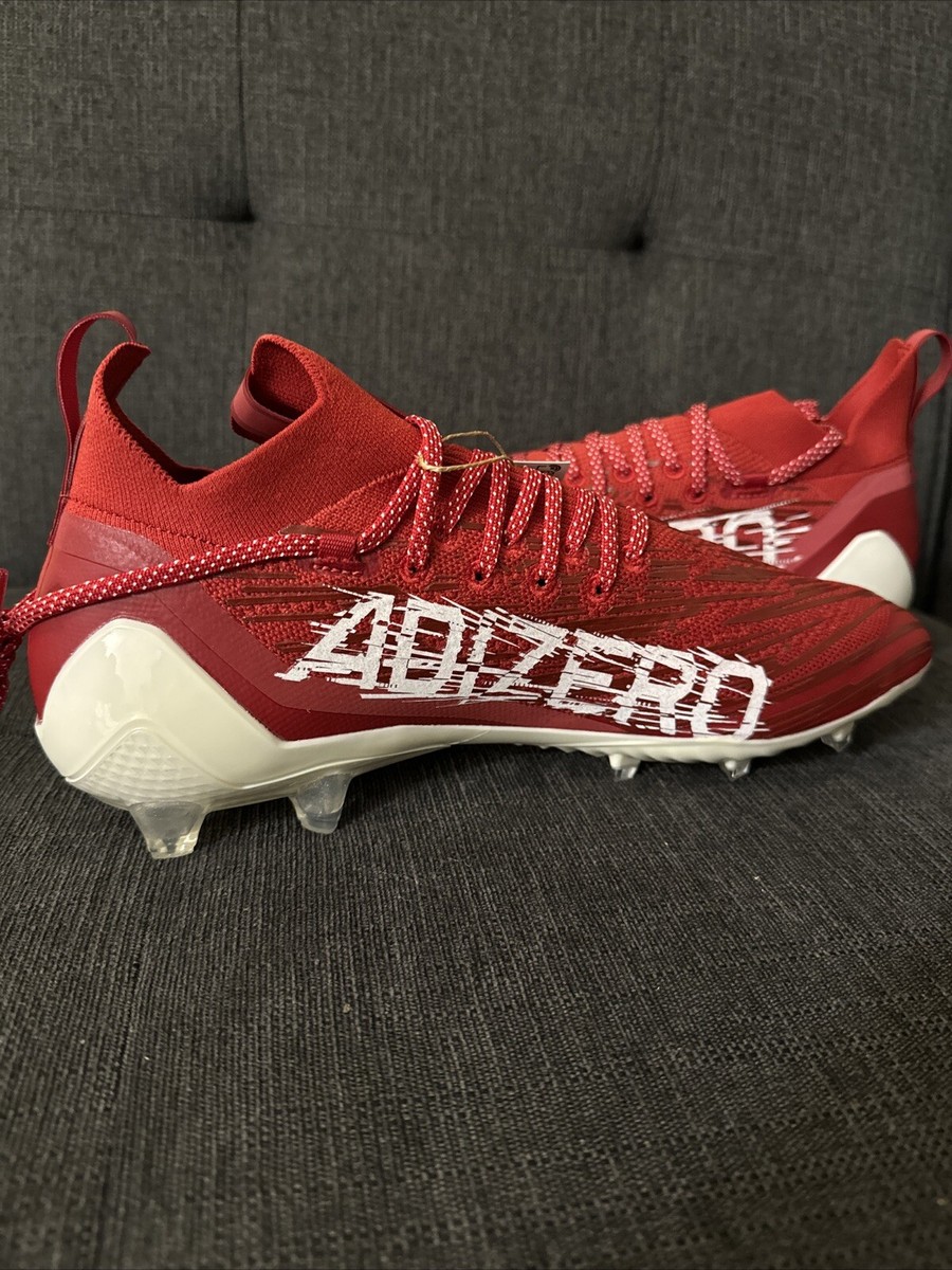 Adidas Adizero Primeknit Football Cleats Mens 13 Shoes Red  display picture 3