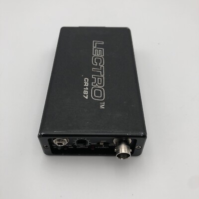 Used Lectrosonics LECTRO CR187 Lavalier Wireless RECEIVER UNTESTED READ