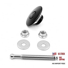 QL-25-SB 1.5" Black Mini Quick Release Latch for Car Hood Panels