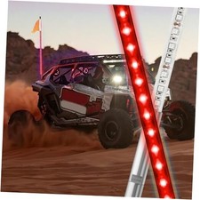 4ft LED Light Whip, LED Whip Lights for ATV UTV LED Whip Light 4FT-1PC Red