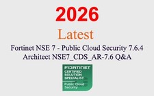 Fortinet Public Cloud 7.6.4 NSE7 CDS AR-7.6 Q A GUARANTEED 1 month update 