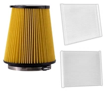 Engine Air Filter & Cabin Filter Fits Ford Mustang 5.4L 5.8L 2010 2011 2012 2014